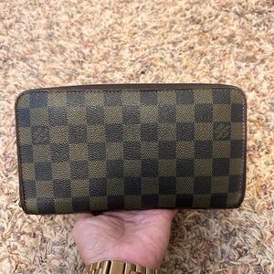 Louis Vuitton Damier Zippy Zip Around Organizer Long Wallet